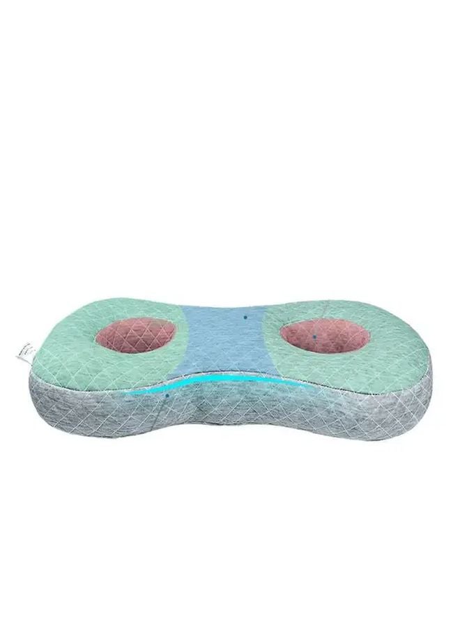 Grey Ear Pressure Protection Pillow For Side Sleepers Cervical Spine Support - Image 3